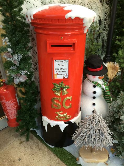 metal christmas post box|christmas post box home bargains.